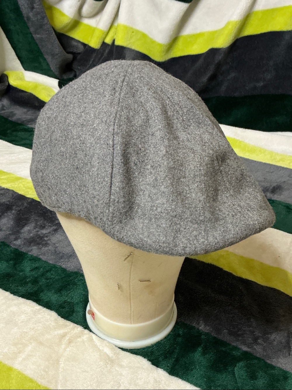 Lids Grey Wool Blend Newsboy Cap Men’s Size XL
